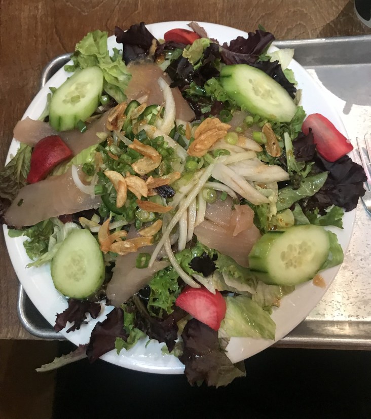 where to eat in la - yellow sashimi salad at yuko kitchen