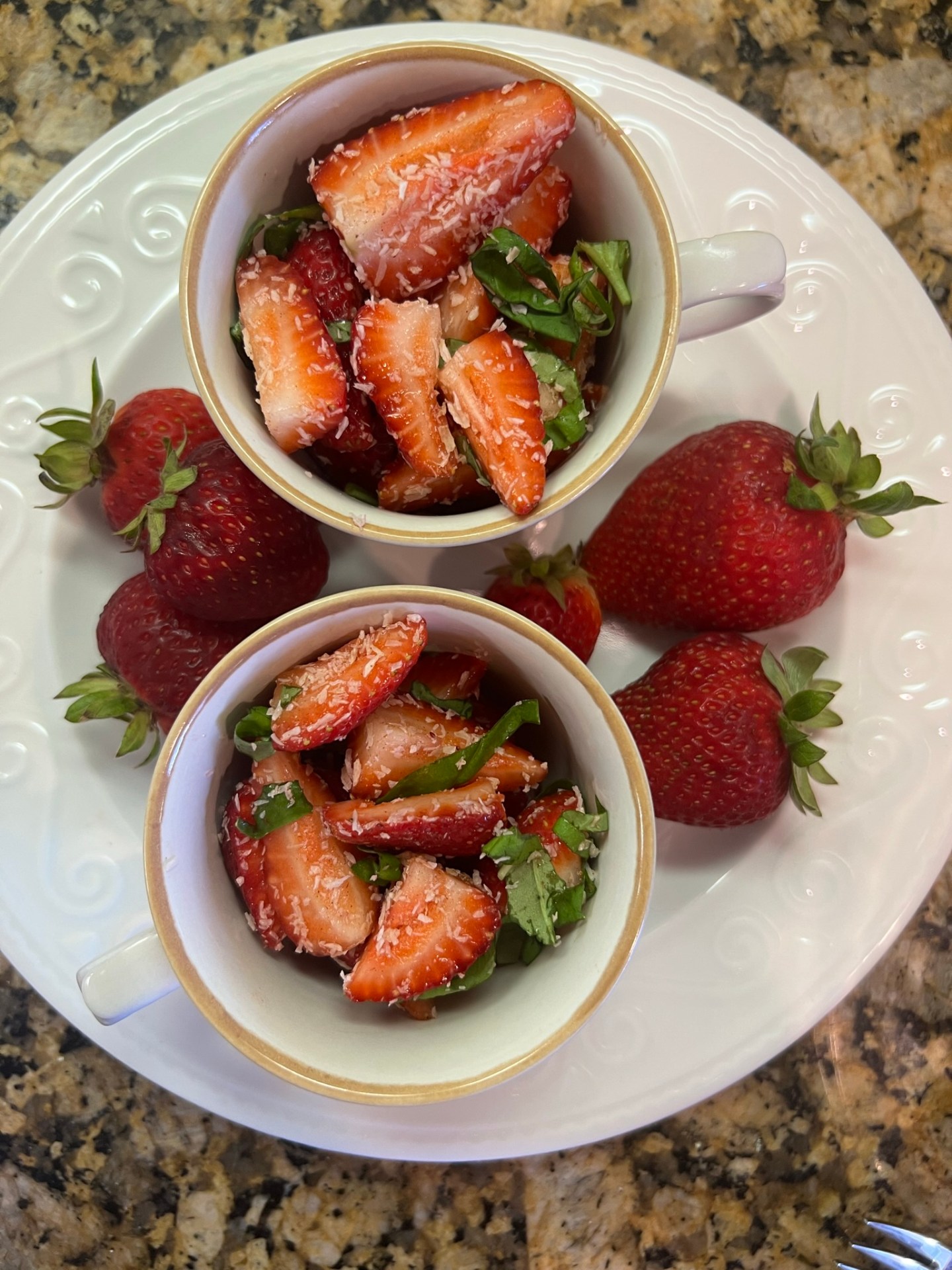 simple strawberry salad