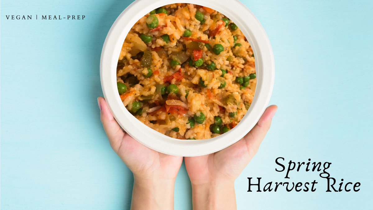 Spring Harvest Rice | Meal Prep Recipe – Vegan