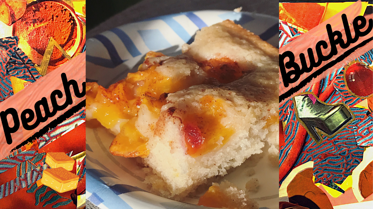 Decadent Peach Buckle | Baking